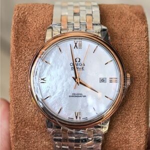 Omega De Ville Silver and Gold Men's Watch